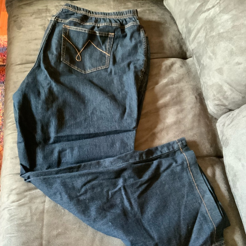 JMS Stretch boot leg Pull on jeans